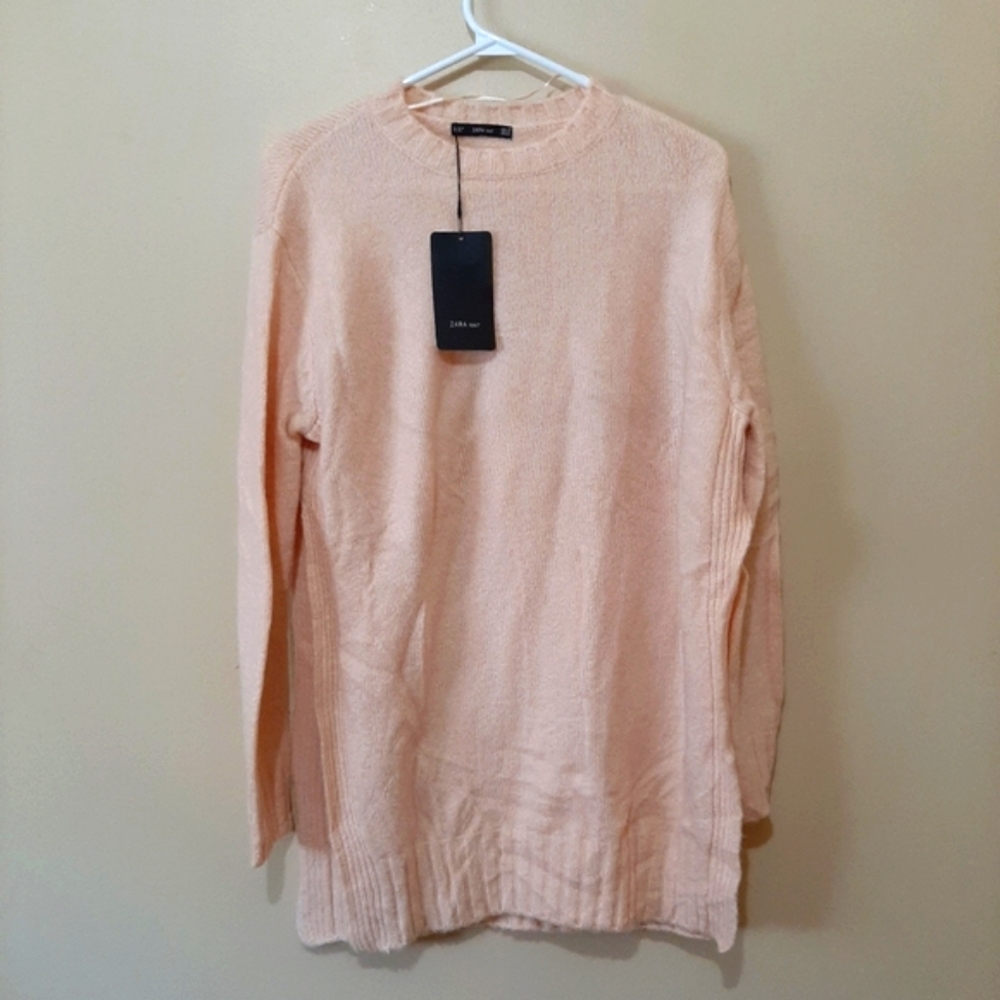 NWT Peach Zara Knit Sweater